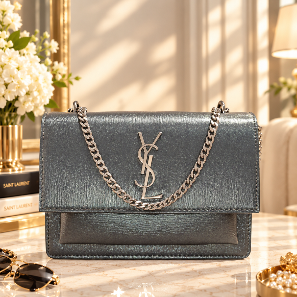Classic YSL Chain Shoulder Bag